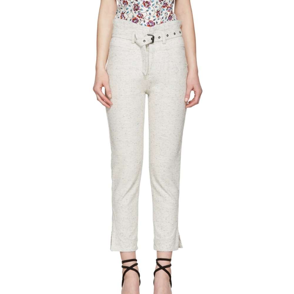 Isabel Marant Off white Evers Jeans, Sz 36